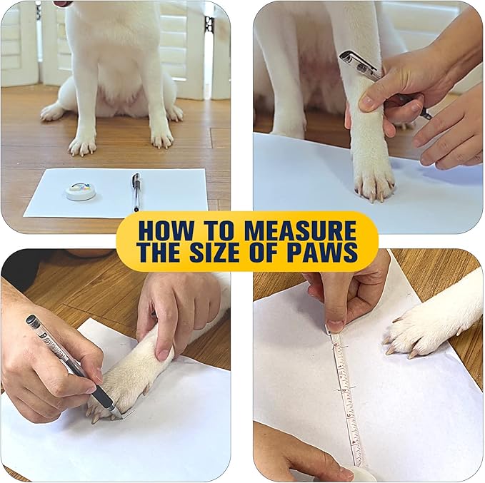 EXPAWLORER Anti Slip Dog Socks to Prevent Licking Paws, Dog Shoes for Hot Pavement, Dog Booties for Small Medium Large Senior Dogs, Traction Control Dog Boots & Paw Protectors for Hardwood Floors-PawvioPets