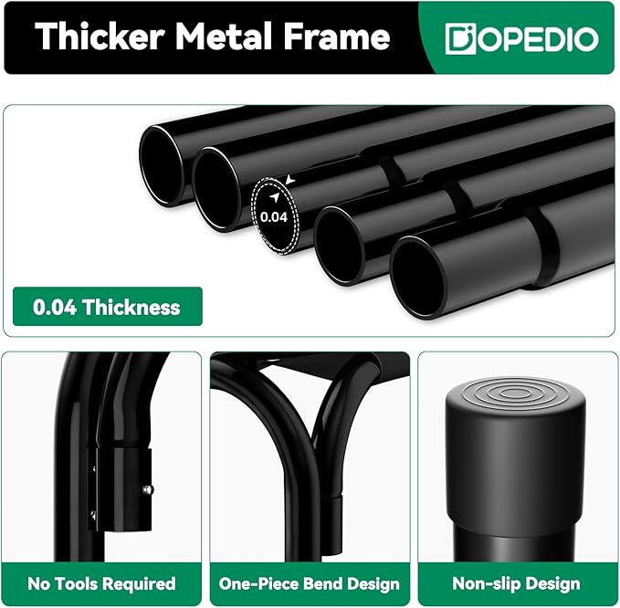 Elevated Dog Bed Raised Outdoor Dog Cot for Medium Dogs, Installation Requires No Tools, Frame with Washable Cooling Breathable Mesh Anti-Slip Feet, Indoor Pet Bed, Blue, 35.4 Inches-PawvioPets