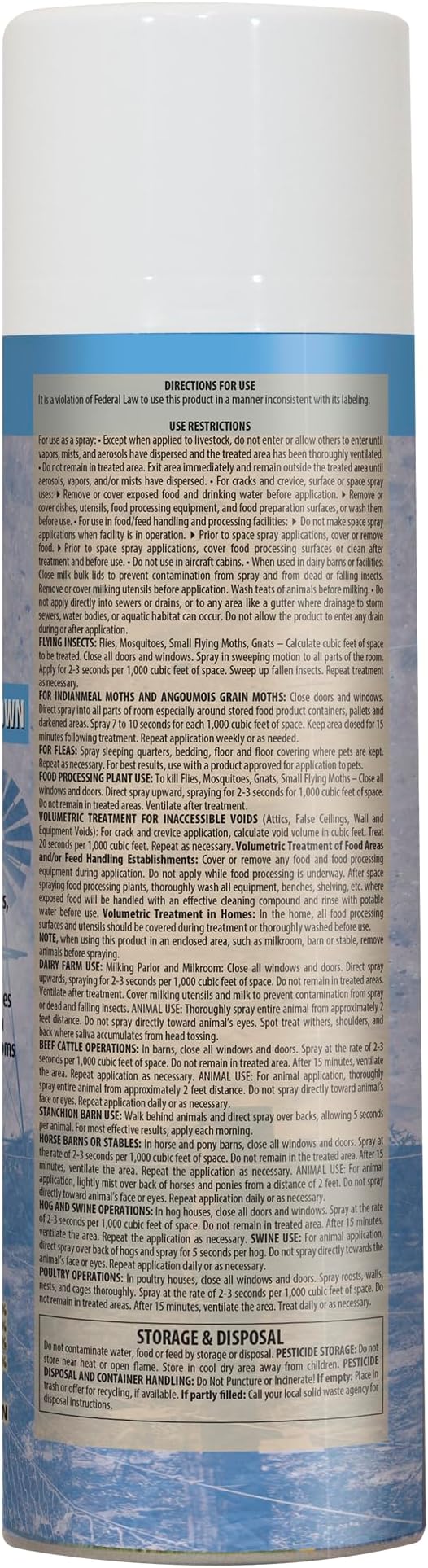 County Vet FarmGard Farm and Dairy Fly Spray -16 oz - (Case of 6) - 349316CVB - Provides Rapid Control of Barn Pests-PawvioPets