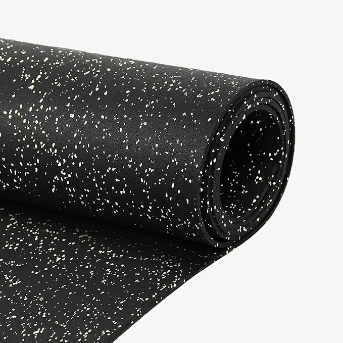 Flooring Inc's 1/4" Thick Tough Rubber Flooring Roll | Flexible Recycled Rubber Floor Mats for Home Gym | Heavy Duty Rubber Mat for Home Gyms, Sheds, Horse Stall Mat or Trailer-PawvioPets