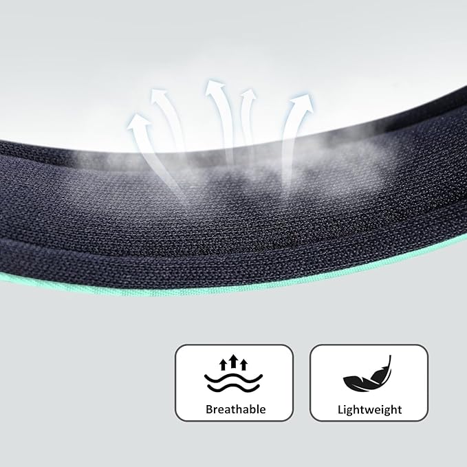 Didog Soft Padded Dog Collars for Medium Dogs, Lightweight and Breathable Dog Collar with Metal Buckle, Green, L-PawvioPets