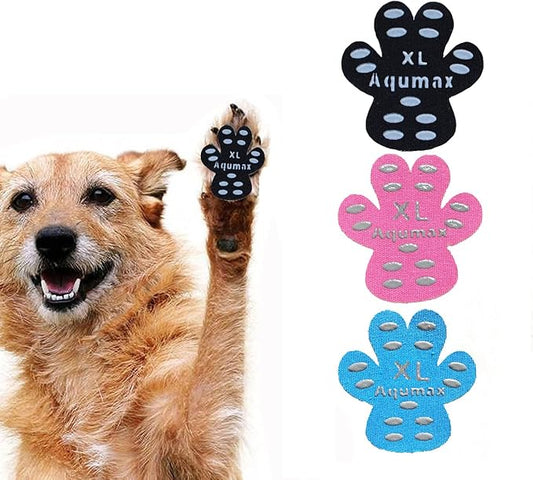 Dog Anti Slip Paw Grips Traction Pads,Dog Feet Stickers with Stronger Self-Adhesive Paw Pad Provide Traction for Senior, Injured Dogs,12 Sets (48 pcs) XL Multicolor-PawvioPets