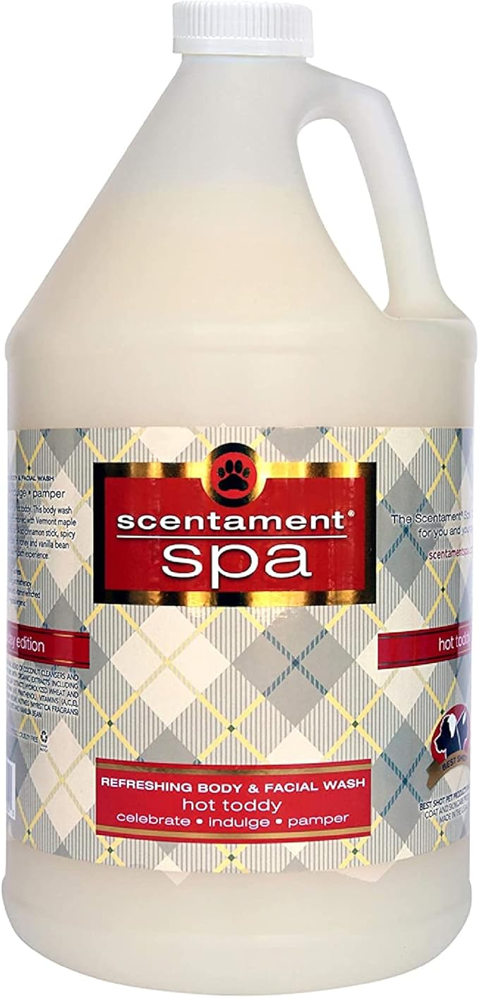 Best Shot Scentament Spa Seasonal Facial & Body Wash, Hot Toddy, 1 Gallon-PawvioPets