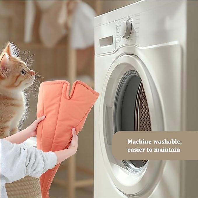 31 X 25 Inch Leaf Shaped Cotton Cat Bed Pad, Warming Cat Mat, Pet Warming Pad for Cats, Warmer Mat for Feral and Indoor Cats, 2025 Enlarged and Thickened Leaf Beds-PawvioPets