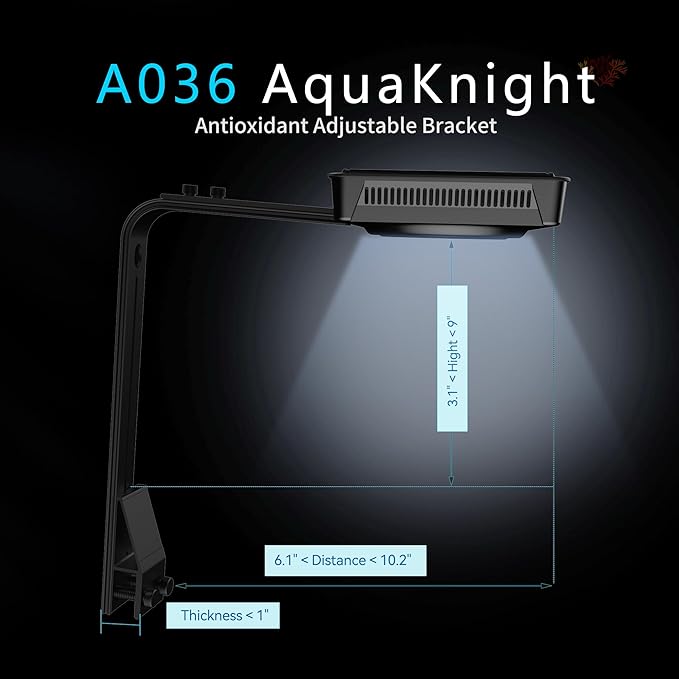 Aquarium Light –A036 Reef Tank Light 36 Watts Saltwater Light with Touch Control, Reef Lights for Coral Reef Nano Fish Tank Marine Tanks with Timer & Screen-PawvioPets