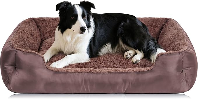 Dog Bed for Medium Dogs, Durable Comfortable Pet Bed Up to 30/50/90/100 lbs, Self-Warming and Washable-PawvioPets