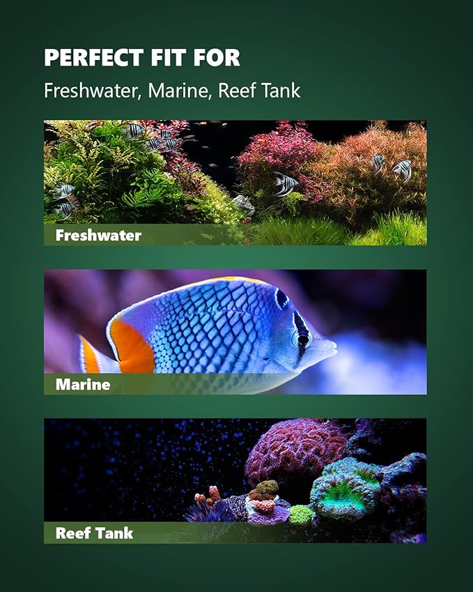 Atlantic Series WP-10000 Wave Maker for Aquarium, DC 24V 20W 2642 GPH (10000 L/H) Powerhead, Powerful yet Silent Sine Wave Controllable Wave Pump for Fresh/Saltwater/Marine/Reef Tank Black-PawvioPets