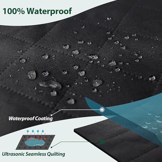 Dog Car Seat Cover for Back Seats 100% Waterproof with Metal Buckle Mesh Window Scratch Proof Heavy Duty Rear Backseat Protector Hammock for Pet, SUV Truck Vehicle Accessories, 54" x 58", Black-PawvioPets