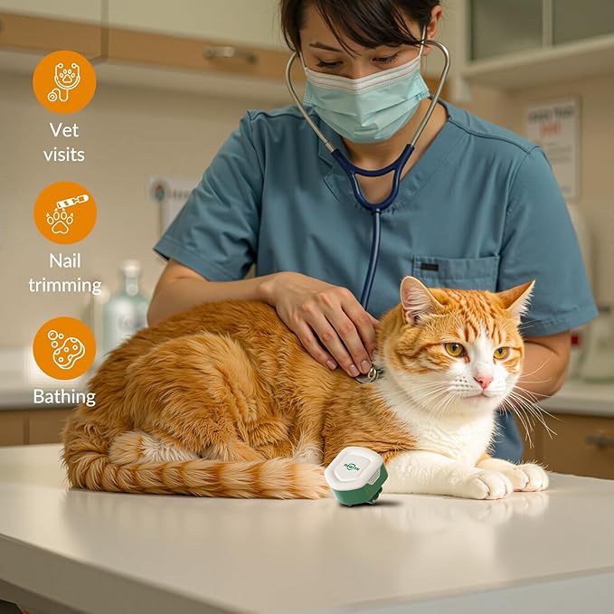 Cat Calming Diffuser for Travel – Pheromone Diffuser for Cats & Kittens to Reduce Anxiety and Stress-Related Behaviors, No Electricity Needed, Long-Lasting Enhanced Calming Aid (2 Pack)-PawvioPets