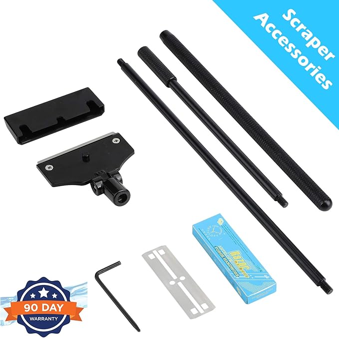 Aquarium Algae Scraper,Aquarium Glass Cleaner,Fish Tank Cleaner, Aquarium Scraper with 10 Blades,26 Inch.-PawvioPets