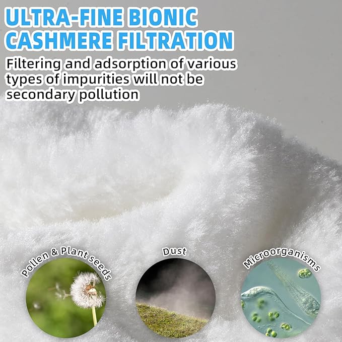 400GPH Fish Tank Filter, UV Aquarium Filter for 55-150 Gallon Turtle Tank Filter Powerful Internal Pump for Cold Plunge Saltwater Cloudywater Clear and Algae Green Killing Machine-PawvioPets