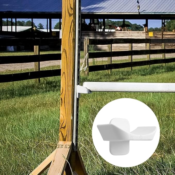 10Pcs Pinless Jump Cups Horse Competition Jump Cups 20mm Horse Jump Cups for Horse Jumper Equestrian Activities-PawvioPets