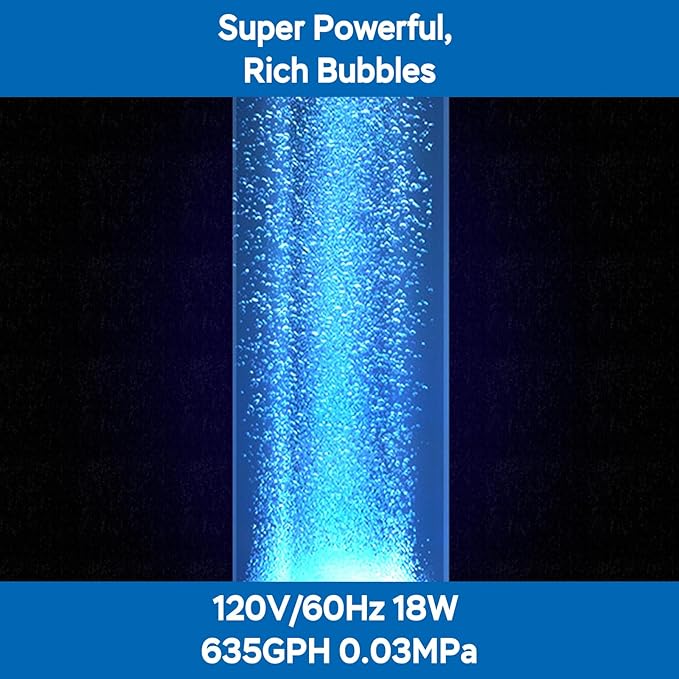 AquaMiracle Linear Air Pump ZP-40/ZP-60/ZP-100/ZP-200 for Pond Aeration, 635/950/1600/4000GPH Septic Air Pump Pond Aerators for Outdoor Ponds, Waste Treatment, Aquarium, Fish Farm, Seafood Restaurant-PawvioPets