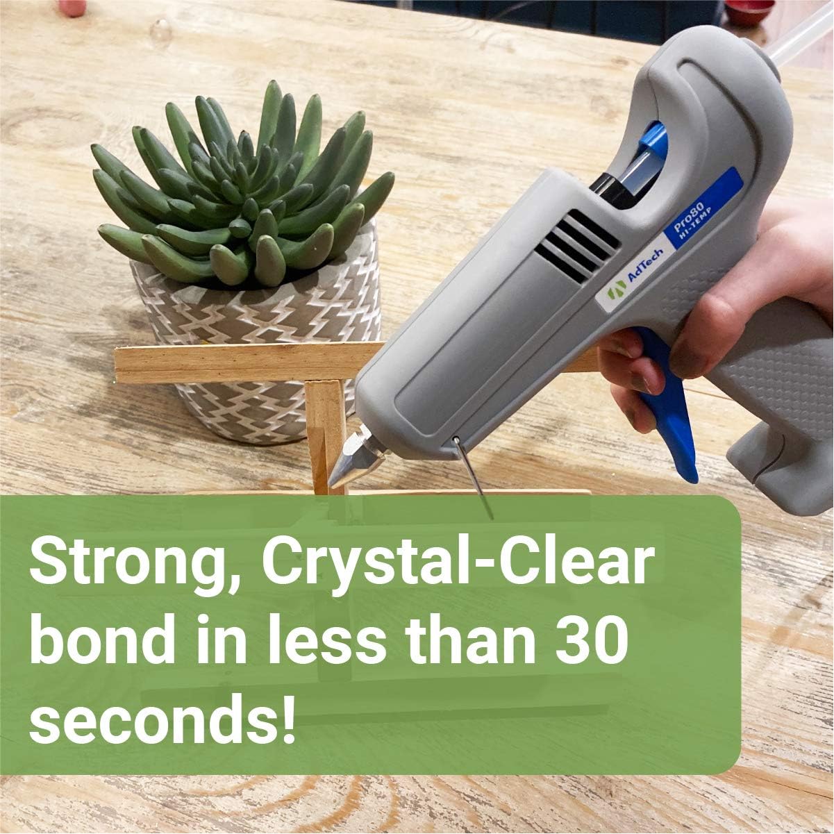 AdTech Crystal Clear Hot Glue Gun Sticks (W220-14ZIP50) – Full Size Hot Glue Sticks. All-Purpose Glue Sticks for Crafting, Scrapbooking & More. 50 Pieces. Length: 4” Diameter: .44”. (Pack of 2)