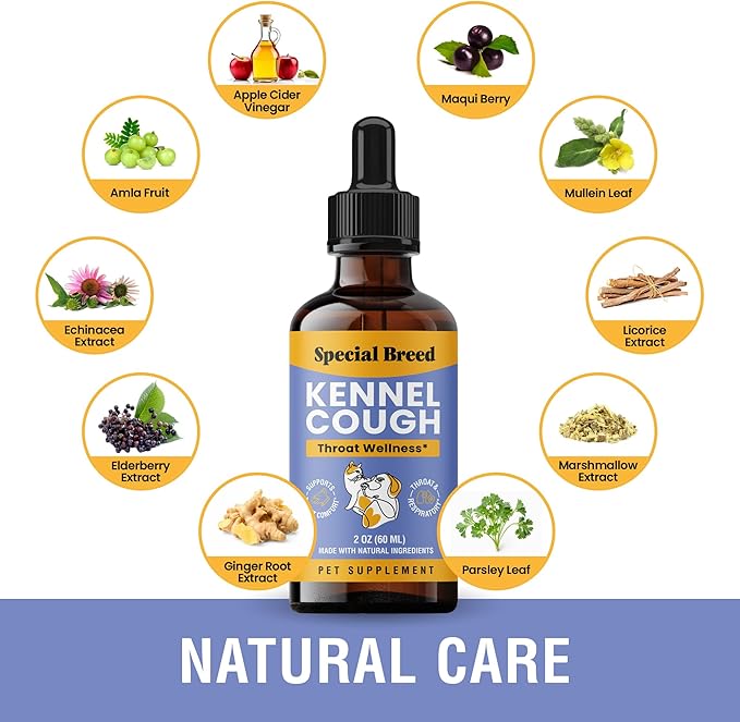 Cough Support for Dogs & Cats, Dry and Wet, Respiratory & Cold, Made in USA, 2oz-PawvioPets