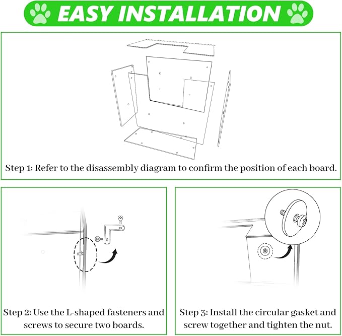 Acrylic Rabbit Hay Feeder with Lid, Transparent Hanging Food Dispenser Hay Feeder for Bunny Rabbits Guinea Pig Cage Chinchillas Hamsters Small Pets and Animals（Medium-PawvioPets