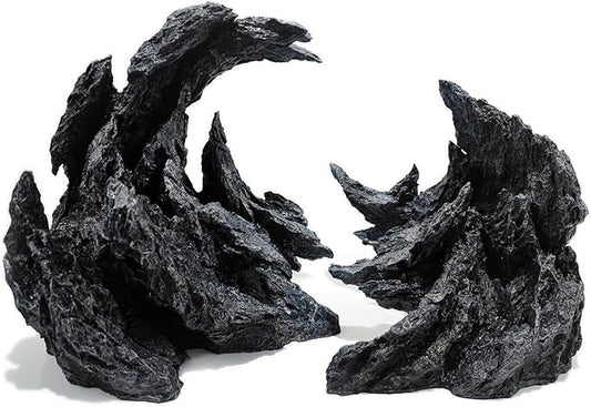 Fish Tank Decor Rocks.Aquarium Decoration Model.Easy Superior Aquascape (Perched Canyon-15inch)-PawvioPets