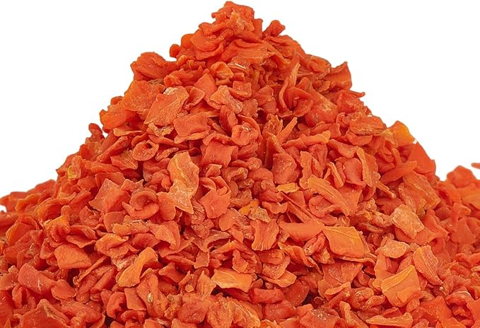 All-Natural Dried Carrot Treats for Small Pets, Healthy Snack for Rabbits, Chinchillas, Guinea Pigs, Hamsters and Herbivores (10 Ounce, Pack of 1)-PawvioPets