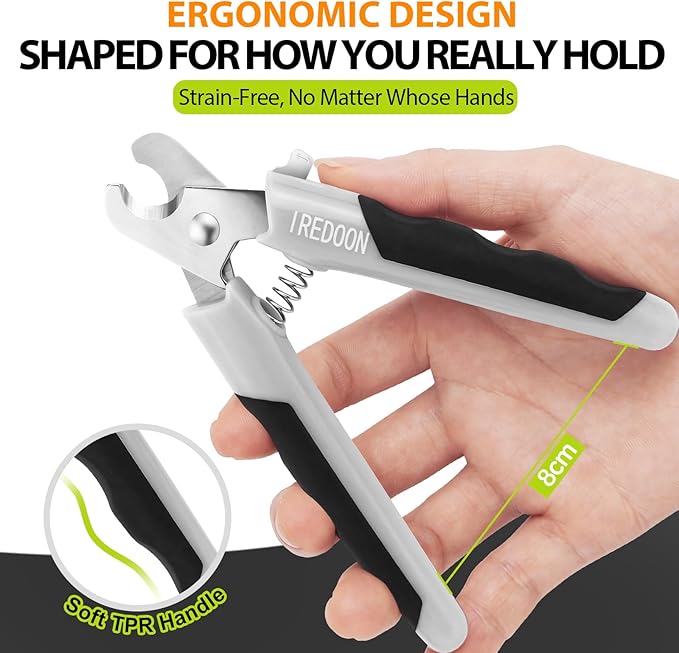 Dog Nail Clippers and Trimmers with Nail File, Ultra-Sharp 4CR13 Stainless Steel Blades Pet Grooming Nail Clippers for Small Medium-Large Breeds-PawvioPets