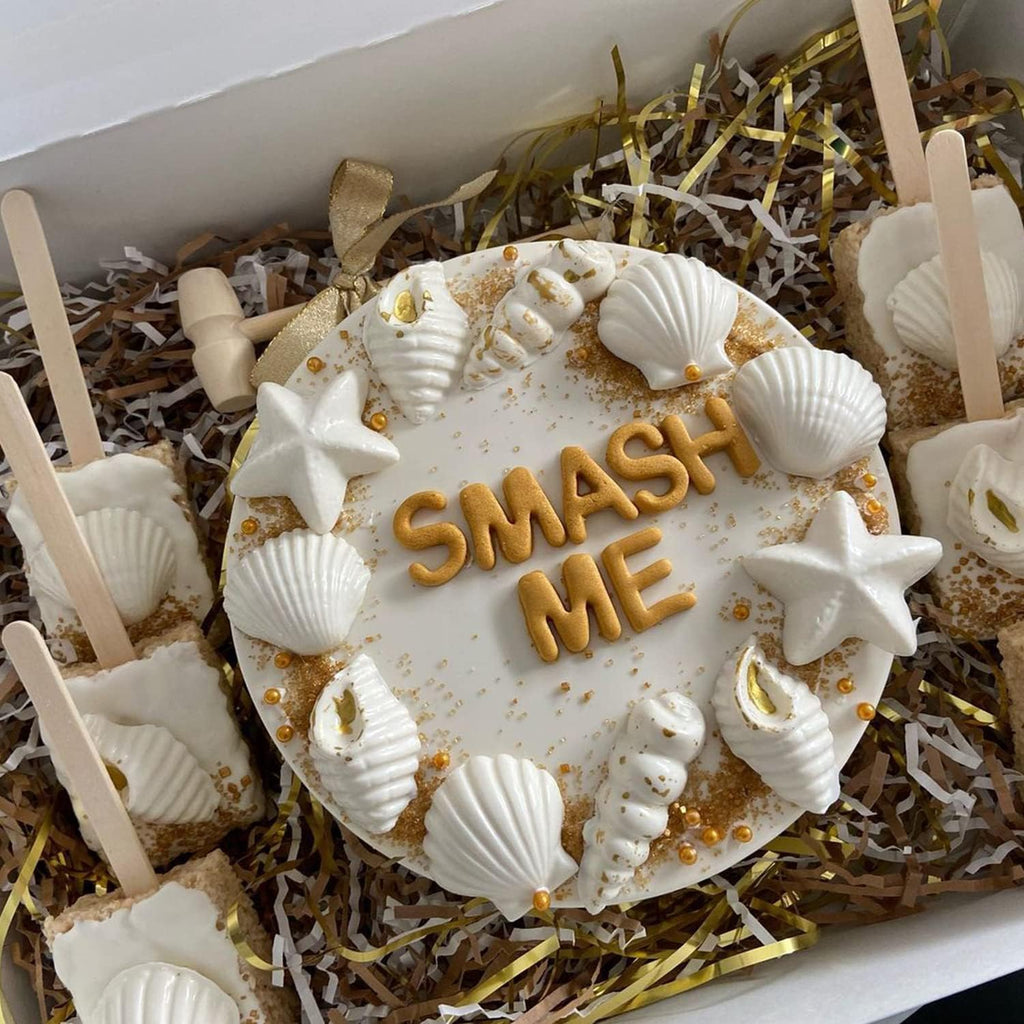 Seashell Silicone Molds, AIMEIKI 5 Pack Marine Theme Cake Fondant Silicone Molds Seashell Conch Starfish Baking Molds for Decorating Cake Candy Chocolate DIY Craft Projects