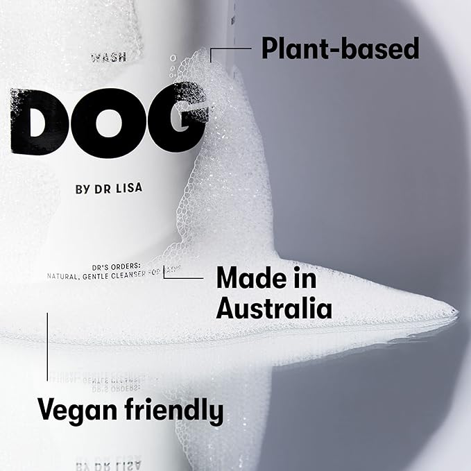 DOG by Dr. Lisa - Wash - Natural Dog Gentle Cleanser - for Baths, Showers - Plant-Based Essential Oils - Vegan - 16.9oz-PawvioPets