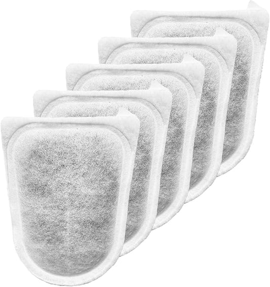 5 Pack Large Replace Filter Cartridge for Whisper EX Filter, Fish Tank Carbon Filter Cartridges for Aquarium, Compatible with Whisper EX30/EX45/EX70 Filters-PawvioPets