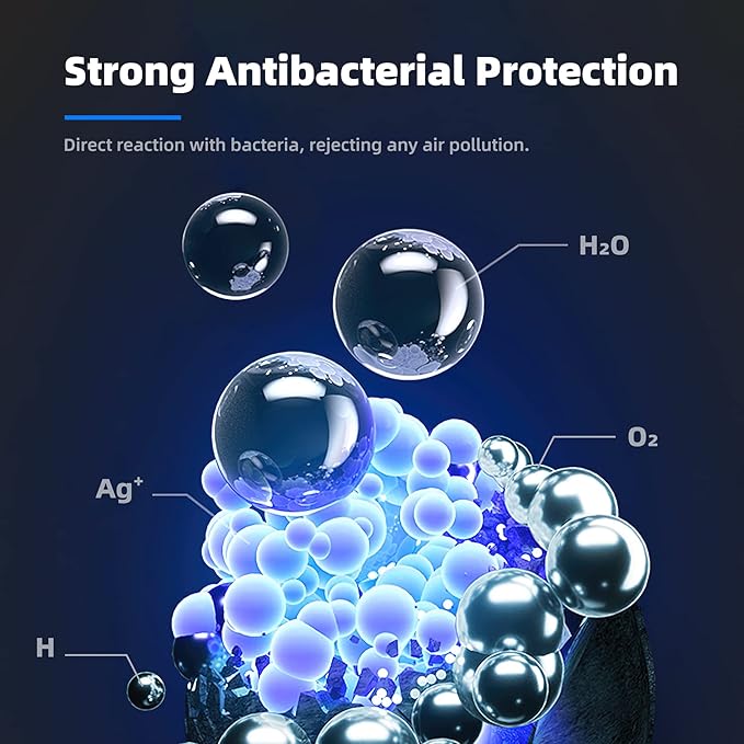 AROEVE MK04 Air Filter Suitable for MK04 for Dust, Pet Dander, Smoke, Pollen for Bedroom and Office- Standard Version(2 Pack)-PawvioPets