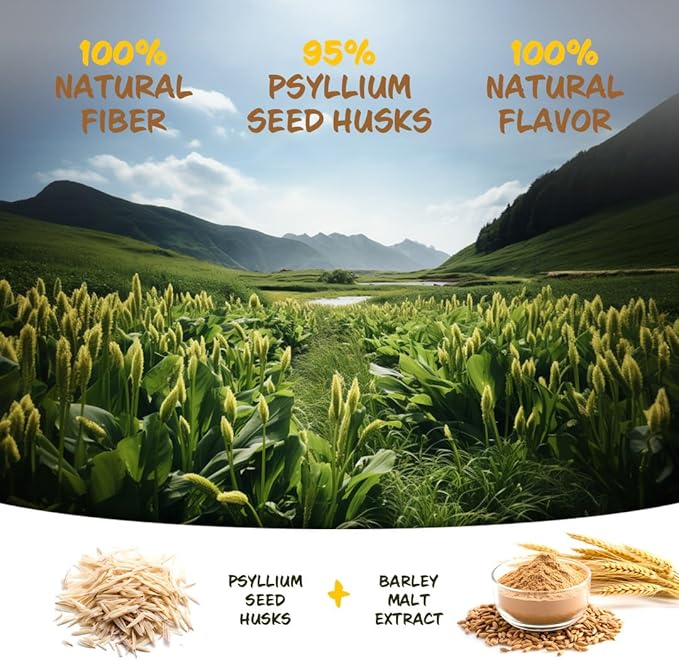 FiberSyl Ovatasyl Prebiotics for Cats Digestive Health - Cat Fiber Supplements for Constipation Relief & Support - Psyllium Husk Seed to Support Digestion Problems - Cat Stool Hardener - 60 Capsules-PawvioPets