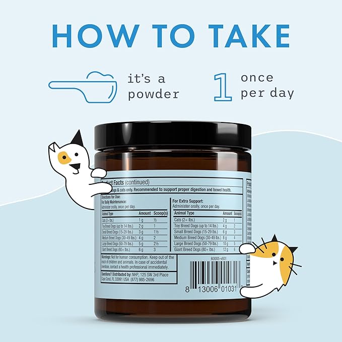 Dr. Mercola, Complete Probiotics, for Cats and Dogs, 3.17 oz (90 g), Supports Immune Function, Digestive Support, Non GMO, Soy Free, Gluten Free-PawvioPets