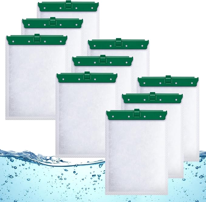 Aquarium Filter Cartridge for Whisper Bio Bag Power Filters, 9 Pack Assembled Medium Filter Cartridges for Repto Filter-PawvioPets