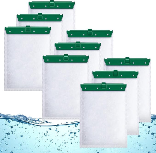 Aquarium Filter Cartridge for Whisper Bio Bag Power Filters, 9 Pack Assembled Medium Filter Cartridges for Repto Filter-PawvioPets