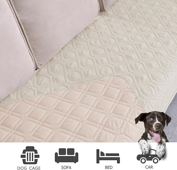 Ameritex Waterproof Dog Bed Cover Pet Blanket for Furniture Bed Couch Sofa Reversible-PawvioPets