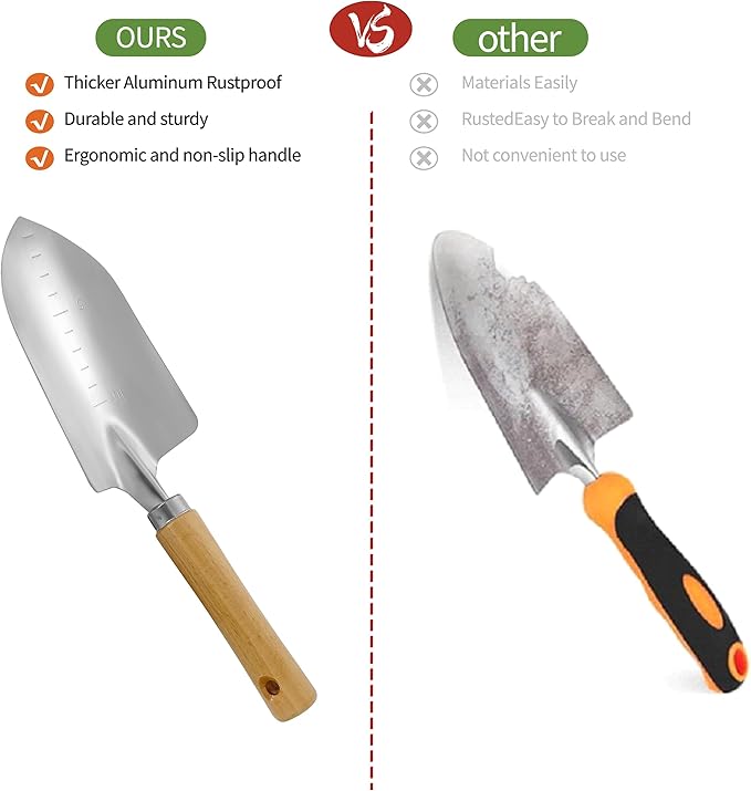 Gardening Tools – 42 Piece Premium Gardening Tool Set,Heavy Duty Hand Tools with Fashion Garden Tools Organizer Handbag,Rust-Proof Gardening Tool Kit, Ideal Gardening Gifts for All (Green Floral)-PawvioPets