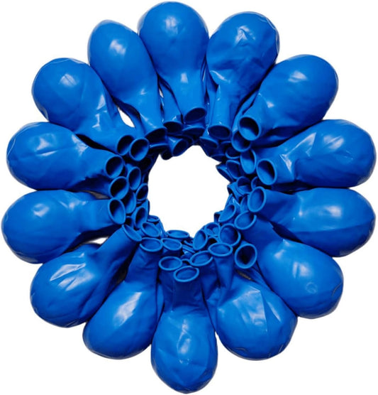 90 Pack Blue Balloons 18 Inch Blue Latex Big Balloons for Party Decorations and Events