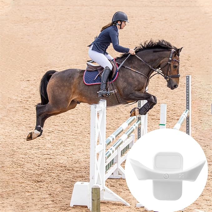 10Pcs Pinless Jump Cups Horse Competition Jump Cups 20mm Horse Jump Cups for Horse Jumper Equestrian Activities-PawvioPets
