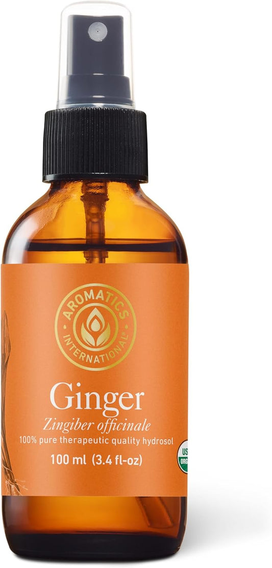 Aromatics International Ginger Hydrosol 100ml | Warm Aromatic Spray for Daily Use-PawvioPets