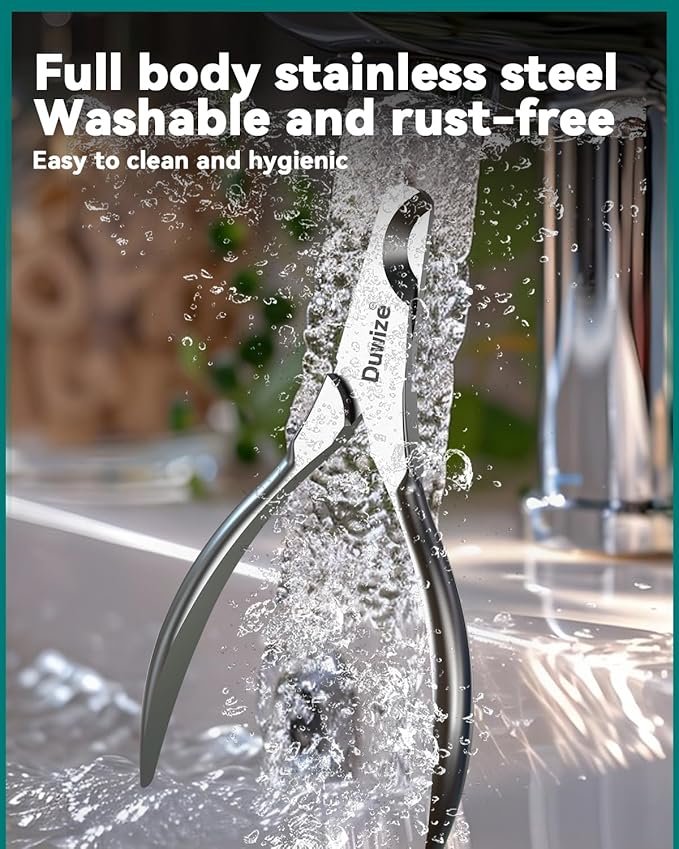 Dog Nail Clippers - All Steel Material, 1.22-Inch Large Opening, Built-in Spring, No Fur Pinch, for Medium to Large Dogs and Cats, Professional Pet Nail Trimmers, with Free Nail File-PawvioPets