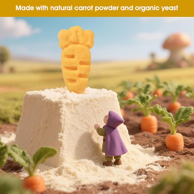 Abizoo Hamster & Gerbil Treats, Crunchy Baked Hamster Snacks with Carrot and Yeast, Natural Training Reward Chew Treats for Small Animals, Supports Digestion and Dental Health-PawvioPets