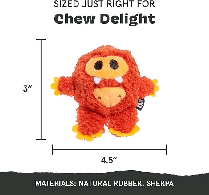 Barkbox Betty Bigfoot Dog Toy for Medium to Large Aggressive Chewers, Durable with Hidden Surprise Toy Inside for Extended Playtime-PawvioPets