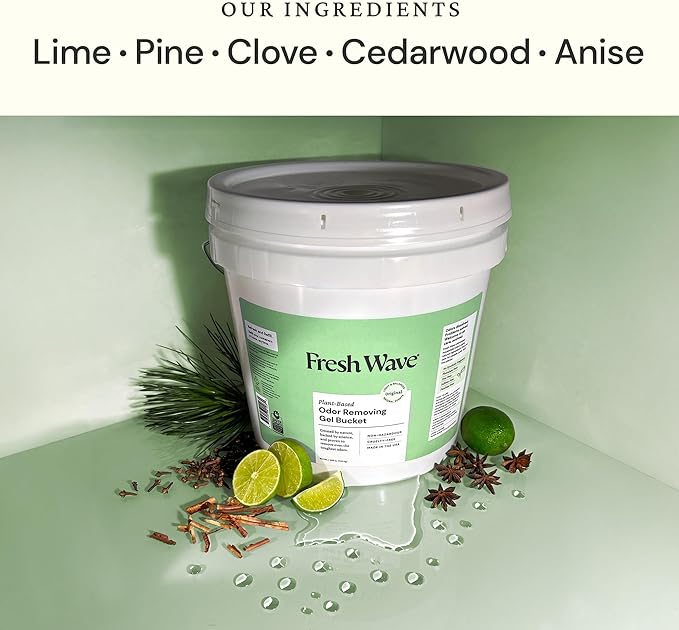 Fresh Wave Odor Removing Gel Bucket, 15.5 lb. (248 oz.), Original Scent Refill - Odor Absorbers for Home, Safer Odor Relief, Natural Plant-Based Odor Eliminator, For Cooking, Trash & Pets-PawvioPets