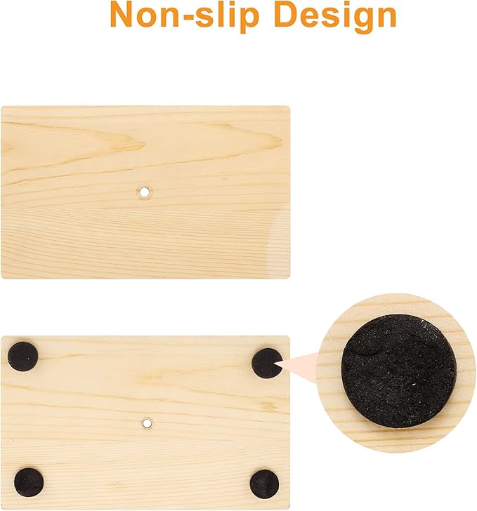 Bird Perch Stand, Bird Training Portable Tabletop Platform, Parrot Bird Cage Toy Gym Accessories for Parakeets Cockatiels, Conures, Macaws, Finches Lovebirds-PawvioPets