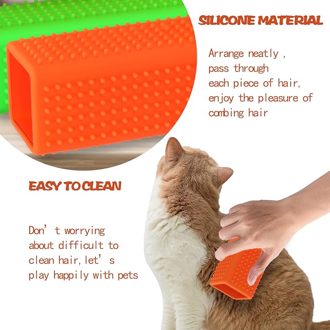 2pcs Pet Hair Remover, Car Carpet Cleaner for Dog & Cat Hair, Interior, Furniture, Sofa-PawvioPets