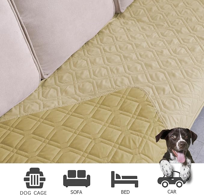 Ameritex Waterproof Dog Bed Cover Pet Blanket for Furniture Bed Couch Sofa Reversible-PawvioPets