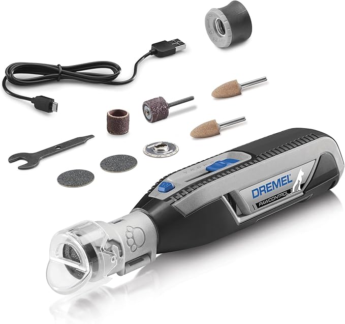 Dremel PawControl 7760-PET Dog Nail Grinder and Trimmer - Cordless & Rechargeable Pet Grooming Tool Kit - Safe for Dogs, Cats, and Small Animals (Amazon Exclusive)-PawvioPets