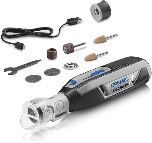 Dremel PawControl 7760-PET Dog Nail Grinder and Trimmer - Cordless & Rechargeable Pet Grooming Tool Kit - Safe for Dogs, Cats, and Small Animals (Amazon Exclusive)-PawvioPets