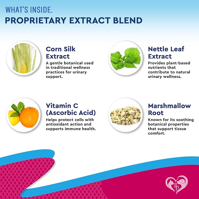 Beloved Pets Cat & Dog Urinary Tract Infection Treatment & Natural UTI Medicine Cranberry-Kidney+Bladder Support Supplement - Best Prevention Incontinence, Bladder Stones-PawvioPets