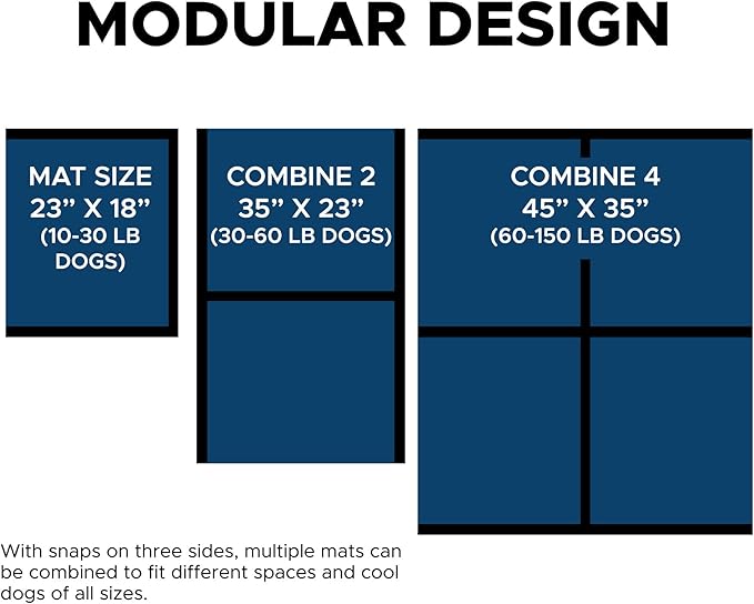 Dog Cooling Pad Dog Cooling Products Hydro Cooling Mat 4 Pack for X-Large Dogs-PawvioPets