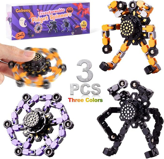 Fidget Spinners for Boys Girls Sensory Toys for Stress Relief and Anxiety for Kids 4-8 8-12 Stocking Stuffers for Adult Party Favors Birthday Gifts 3PC-PawvioPets