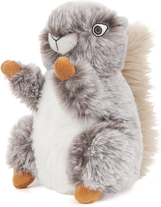 DODODOLA Dog Toys Plush Squirrel Stuffed Animals Chew Toy Soft Squeaky Gift for Small Medium Big Large Dogs Pet-PawvioPets