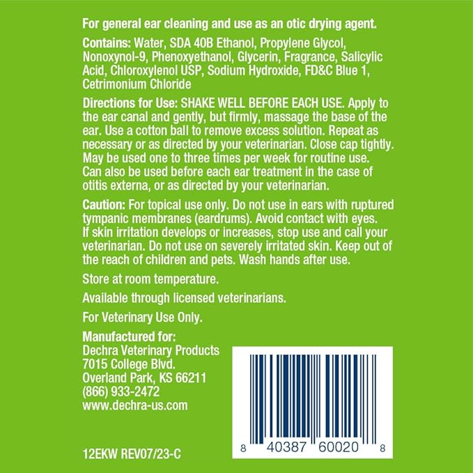 EpiKlean Ear Cleanser for Dogs and Cats, 12 oz-PawvioPets